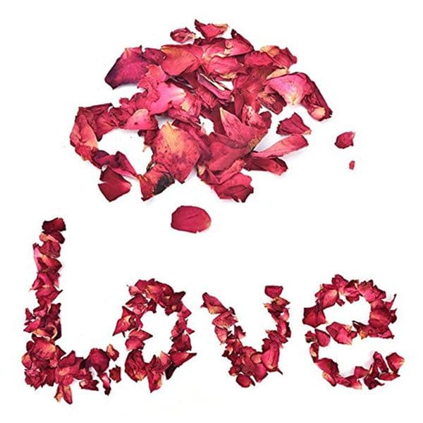 1 Pack Dried Rose Petals Natural Flower Bath Spa Whitening Shower Dry Rose Flower Petal Bathing Relieve Fragrant Body Massager