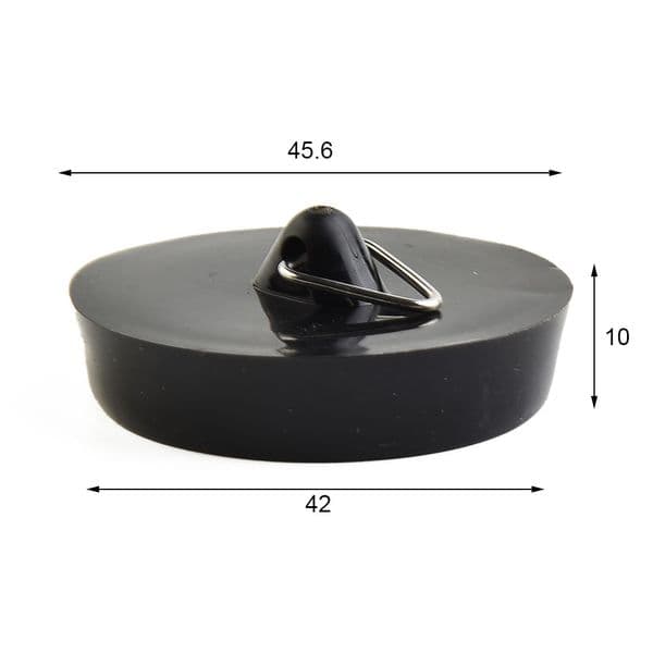 45.6mm Drain Stopper Rubber Sink Plug Replacement For Bathtub Kitchen Laundry Sink Bathroom Water Basin Stopper Filter Drain