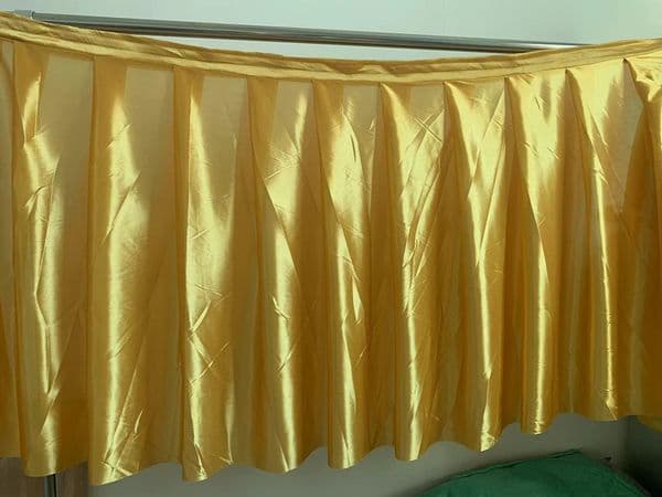 Ice Silk Wedding Table Skirt For Tablecloth Table Cover Wedding Stage White Ice Silk Table Skirting Decoration