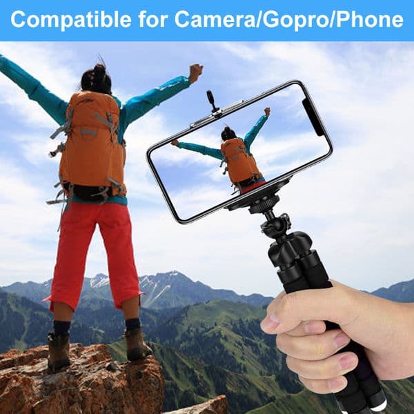 18CM Mini Flexible Sponge Octopus Tripod Mobile Phone Clip Holder For iPhone Huawei Smartphone Camera Stand Selfie Stick Support