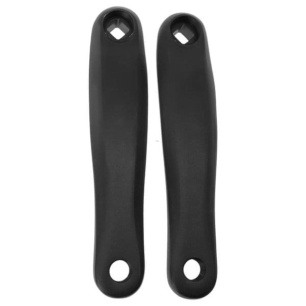 2 Pieces Of Bicycle Square Hole Cranks Mountain Bike Cranks Suitable For Bafang Motor Diamond Hole Cranks Left And Right Crank