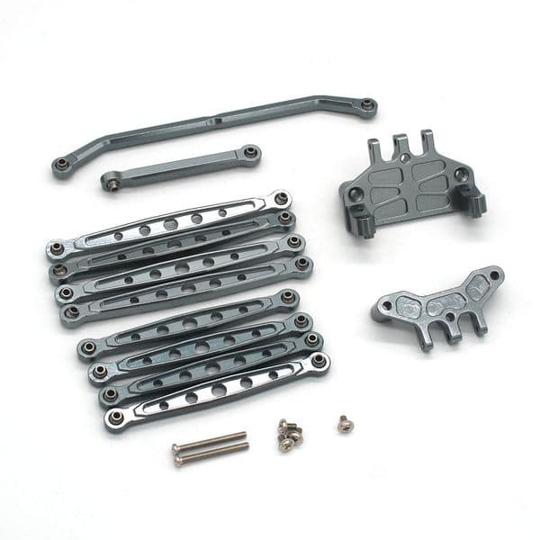 MN 128 accessories MN86S mn128 RC steering rod, rod seat, and 8 tie rods set
