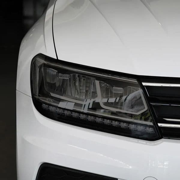 Car Headlight Protective Film Tint Taillight d Black Transparent TPU Sticker For VW Tiguan 2017-2019 Accessories