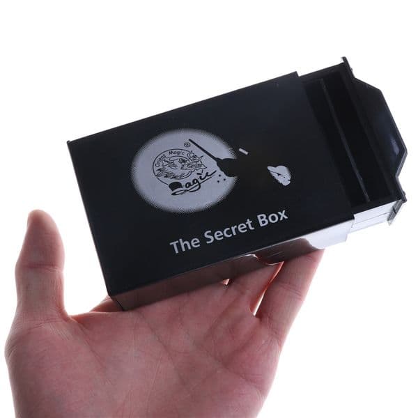 11*7*3.5cm Black Magic Box Magic Secret Magic Box Tricks Black Box Mysterious Box Objects Disappear
