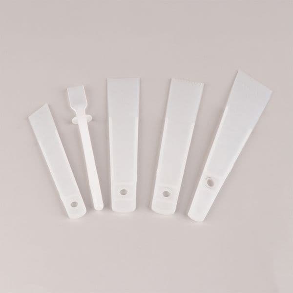 5Pcs Plastic Crafts Carving Leather DIY Handmade Gumming Board Smear Glue Tool Leathercraft Gumming Glue Gluing Tool