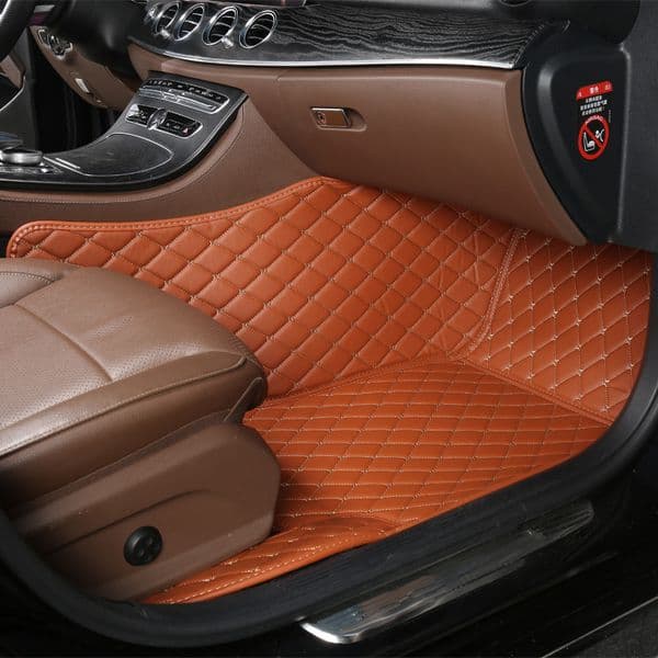 Car Floor Mat For Toyota Yaris 2023 Carpet Waterproof PU Leather Rug Man Foot Pad Woman Interior Auto Accessory