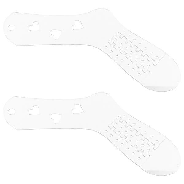 2 Pcs Sock Model Blockers Crochet Hooks Needles Acrylic for Knitting Hollow DIY Stretchers