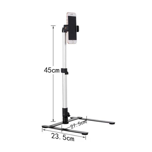 Foldable Overhead Tripod For Smartphone Desktop Tripod For Mobile Phone Cellphone Video Live Shot Photography Overhead Tripods