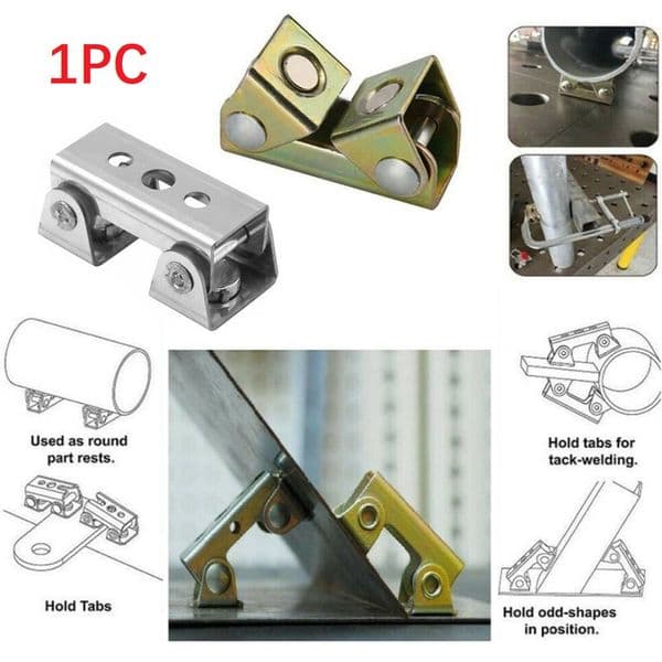 Welding Clamp Welding Holder V-shaped Welding Holder V-type Clamps Welding Fixture Magnetic V-type Hand Tools High Quality