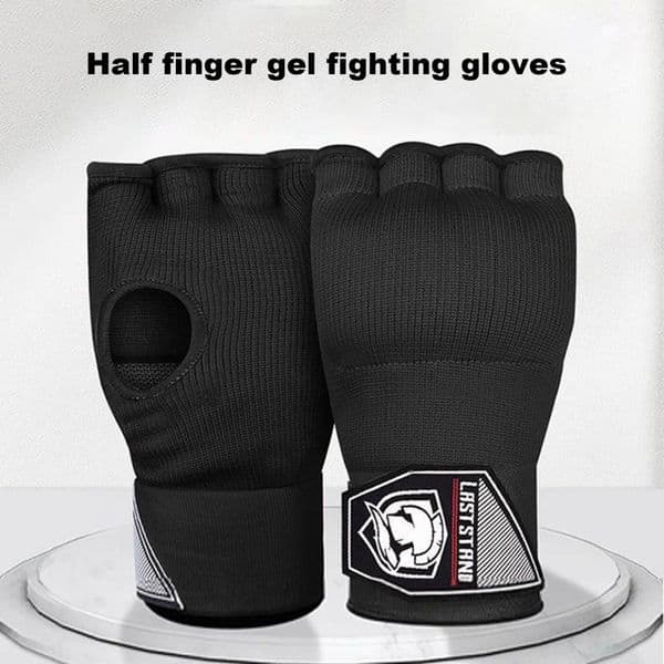 Kickboxing Gloves Ultra-thick Gel Boxing Gloves for Shock-absorbing Kickboxing Breathable Hand Wraps 2 Pcs Set for Super Soft