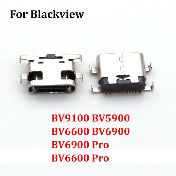 2-10Pcs Type C USB Charger Charging Dock Port Plug Connector For Blackview BV9100 BV5900 BV6600 BV6900 /BV6900 /BV6600 Pro