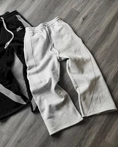 Y2k Embroidered Gray Casual Pants Camo Functional Tactical Mens Womens Premium Jogging Drawstring Sweatpants 241112