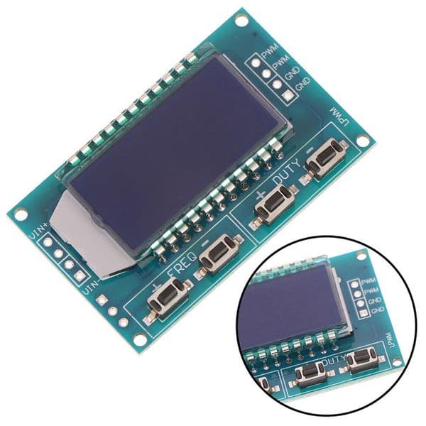 Module LCD Display Signal Generator PWM Pulse Frequency Duty Cycle Adjustable Module