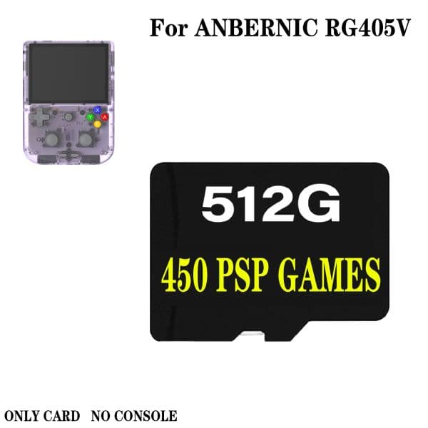 ANBERNIC RG405V PS2 Handheld Game Console TF Card Preloaded Game for Handheld Game Built in 75000 Retro Games Android12 System