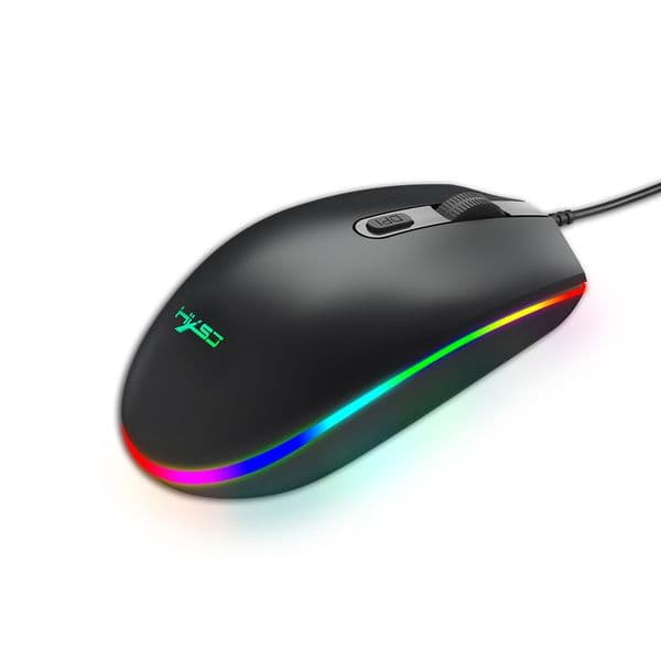 ORZERHOME RGB Wired Mouse 1600 DPI Ergonomic Gaming Mice with USB Cable 3-level Mini Portable Gamer Mouse for Laptop pc Computer