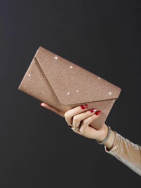 Glitter BlingShiny GlamorousElegant Women Evening Bag Sparkly Party For Wedding Purse Dinner 241112