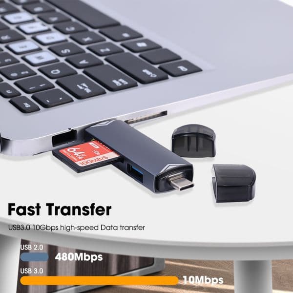 USB HUB USB 3.0 Card Reader SD TF Card Memory Card Reader 6 IN 1 High Speed Smart Cardreader Adapter For PC Laptop Accessories 53b77 5 1078c