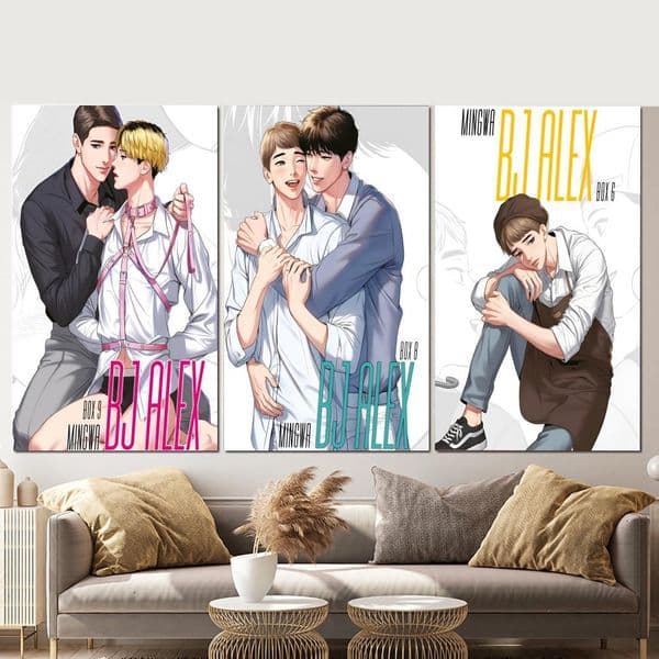 BJ Alex Boys Love Anime Classic Movie Posters Vintage Room Bar Cafe Decor Nordic Home Decor