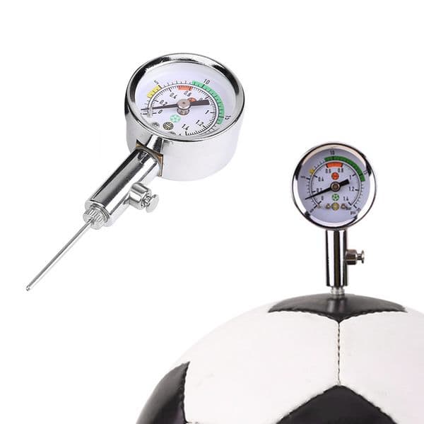 Mini Football Barometer Portable Soccer Ball Barometers with Air Release Valve Inflatable Quick Sport Measuring Instruments