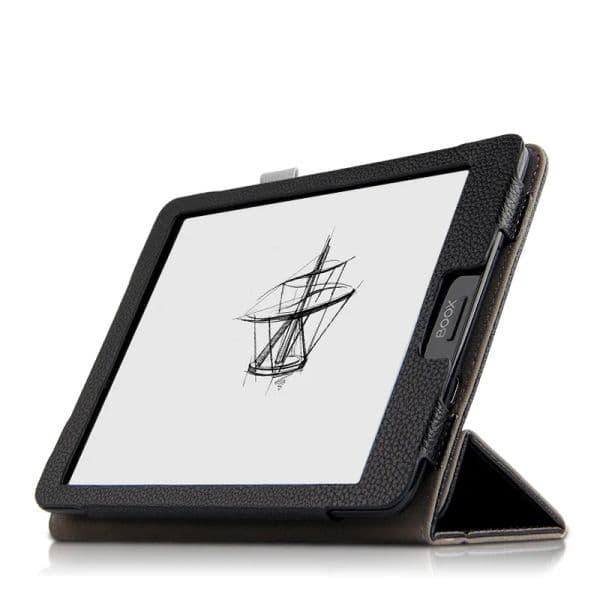 Funda For Onyx Boox Tab Mini C Case with Hand Strap 7.8" eBook Tri-Folded Stand Magnetic PU Leather Cover
