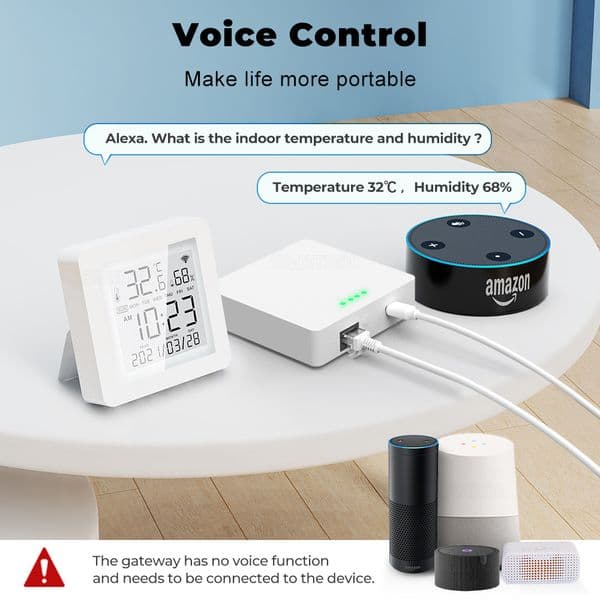 Tuya Smart Wired ZigBee 3.0 Gateway Bridge Smart Hub Smart Life Remote Control Zigbee Sensor Support Alexa Google Home Assistant