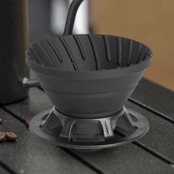 Portable Coffee Filter Food-grade Silicone Reusable Coffee Drip Filter Cup Accessories for Cake Cup Filter Paper