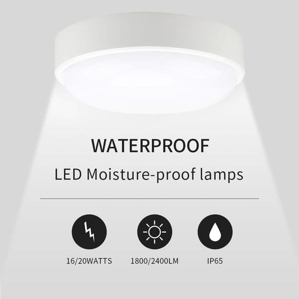 Backyard Garden LED Waterproof Wall Lamp Waterproof Outdoor Light Outdoor Wall Light Warm Light Bathroom Garden Yard