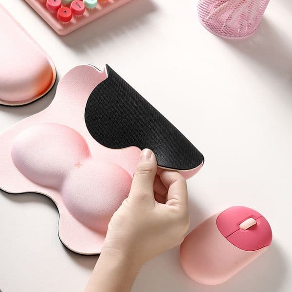 Ergonomic Mouse Pad Wrist Rest Non-Slip Desk Mat Pad Office Mouse Carpet Wristband Wrist Support Keyboard Hand Rest Accessories