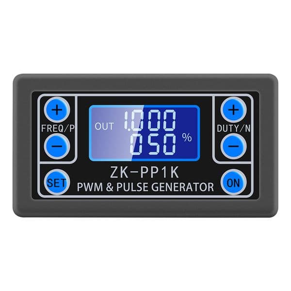 PWM Pulse Frequency Generator Dual Mode Signal Generator Module LCD Display 1-Channel 1Hz-150KHz Frequency Duty Cycle Adjustable