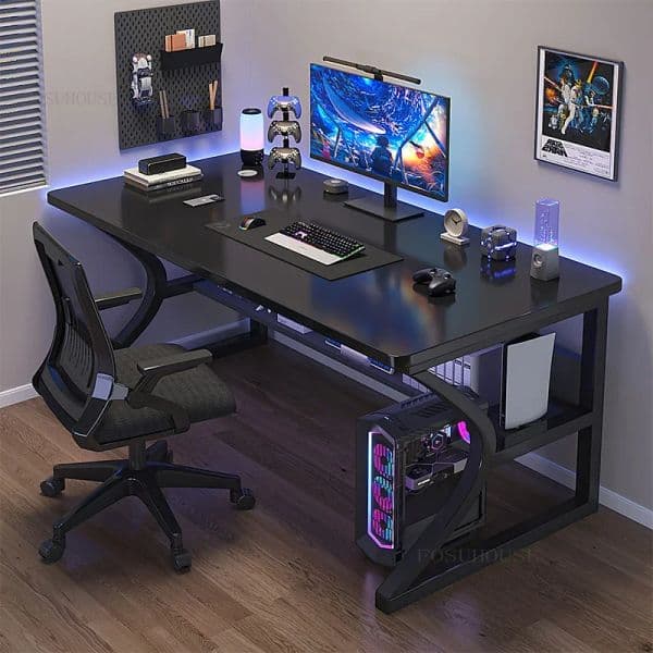 Modern Artificial Board Computer Desks Home Student Study Reading Minimalist Office Furniture Bedroom Desktop Gaming Desk