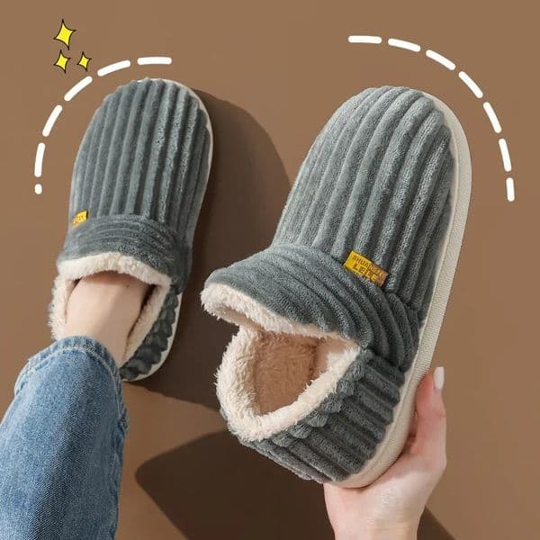 Fur Slippers For Women Men Winter Furry Fashion Warm Ankles Plush Cozy Slides For Home Indoor Soft Sole Cotton Shoes 241112