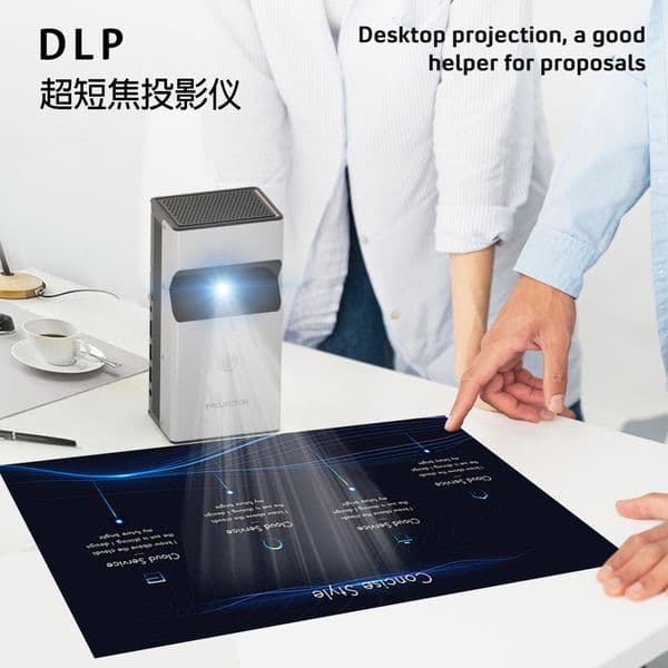 crossborder new dlp ultrashort focus projector 4k high definition intelligent 3d cinema home bedroom wall projection home projection