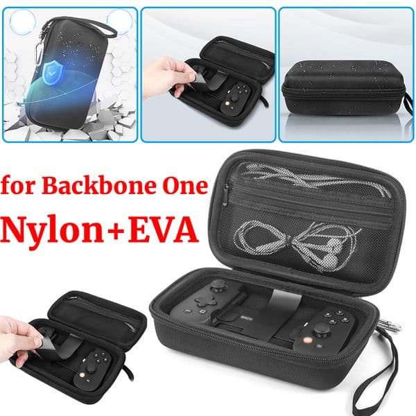 for Backbone One Carrying Case Mobile Gaming Controller Game Controller Protective Cover Bag Large-capacity for Backbone One