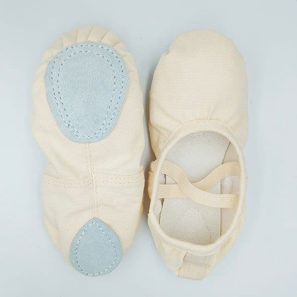 USHINE Ballet Shoes for Women GirlsBallet Slippers Flats Canvas Ballet Yoga Shoes for Toddler Little Kid Ballerinas