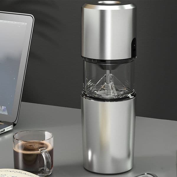 Coffee Portable Maker 2025 With Grinder And Filter, USB Rechargeable Electric Coffee Maker hine Filter,
