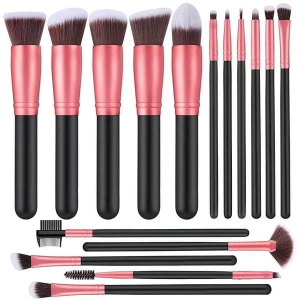 14/16 piece makeup brush set professional eye shadow basic concealer powder blusher highlight powder mixed with kabuki female makeup tool W241113