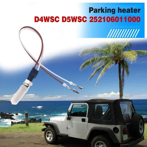 252106011000 12V Car Auto Truck Parking Heater Ceramic D5WSC Fits Hydronic D4WSC Glow Eberspacher Wrench Glow Plug + Pin D7L4