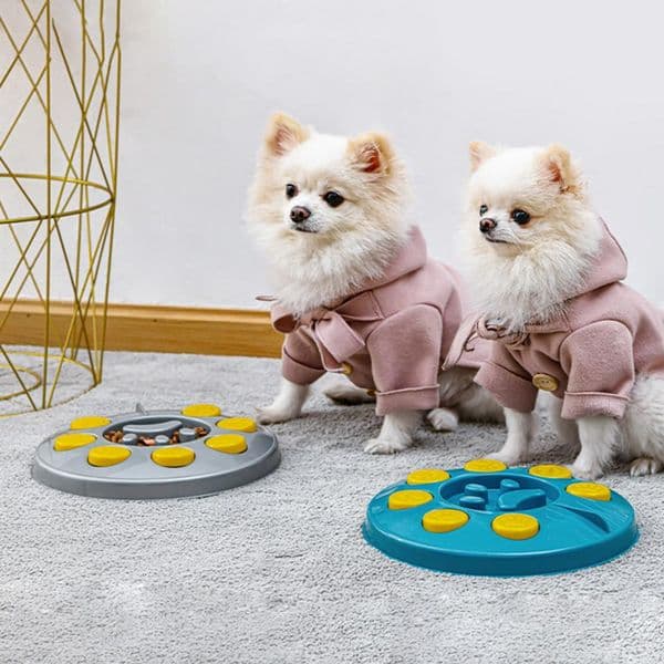 Paw Shape Pet Feeder Interactive Pet Food Feeder Puzzle Toy Slow Feeding Game for Dogs Enrichment Treat Dispenser Supplies