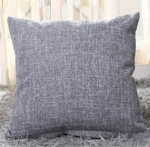 45X45CM (18X18 inches) solid color linen soft cushion cover suitable for soft linen decorative throw covers on sofas and cars M241113
