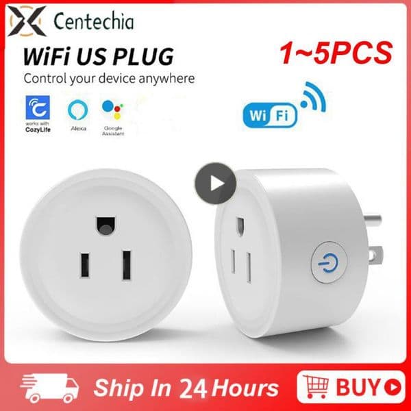 outdoor 2026 New New 1~5Pcs Tuya Smart Outdoor Socket Wifi UK Plug Realizes Whole-House Intelligence By Hub Gateway Control Home Alexa Free Shipping Shipping