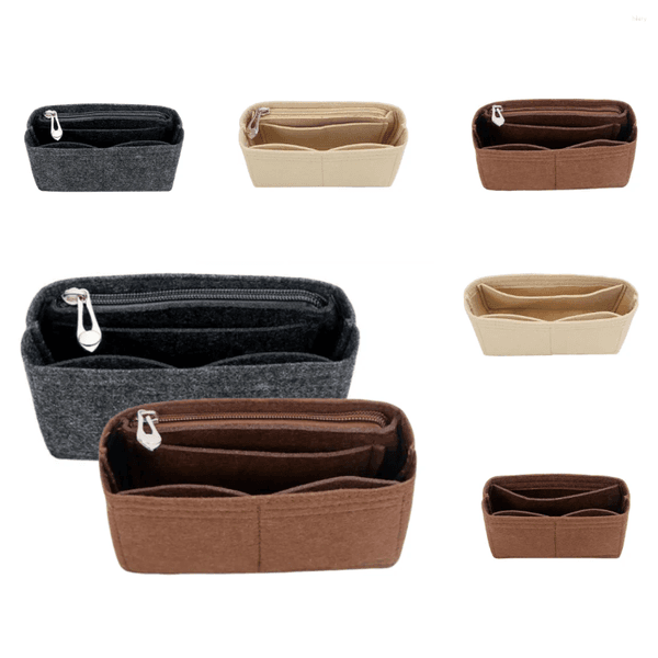 Storage Bags Bag Organizer Small Tote Timid & Finishing Inner Liner Handbags Insert Fit Mini Size