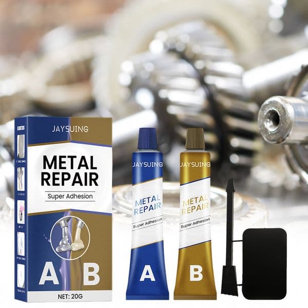 20/100G Metal Repair Adhesive Heat-resistant Industrial Bonding Sealant Waterproof Weld Seam Metal Repair Agent Strong Adhesion