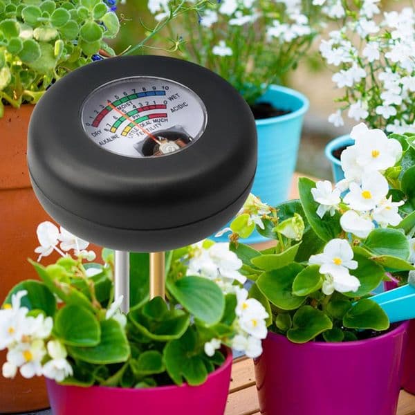 Plant Water Meter Soil Tester 3-in-1 Soil Moisture/Fertility/PH Tester Accurate Indoor Outdoor Plants Water Meter For Garden