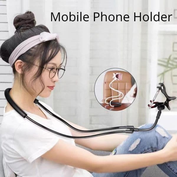 Mobile 2025 Phone Holder Hanging Neck Lazy Cellphone Mount Accessories new Adjustable 360 Degree Phones Holder Stand for iPhone