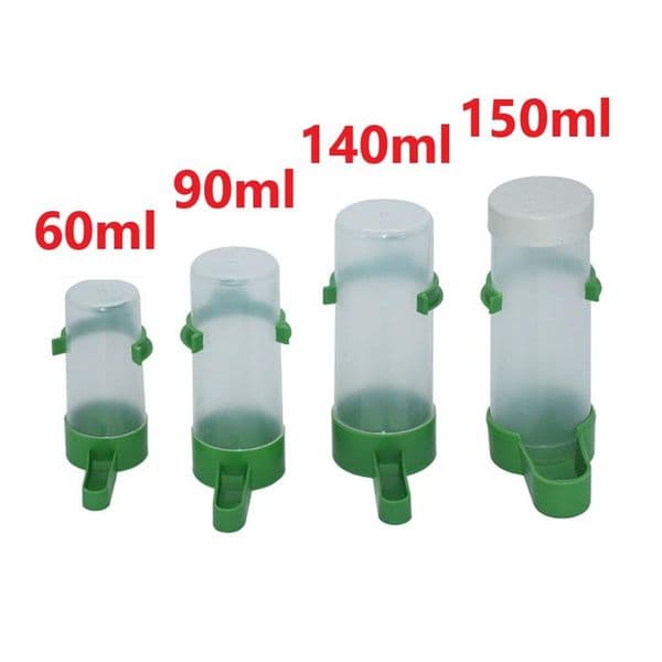 1/3/5PCS Bird Water Drinker Feeder Automatic Drinking Fountain Pet Parrot Cage Bottle Drinking Cup Bowls Pet Bird Supplies