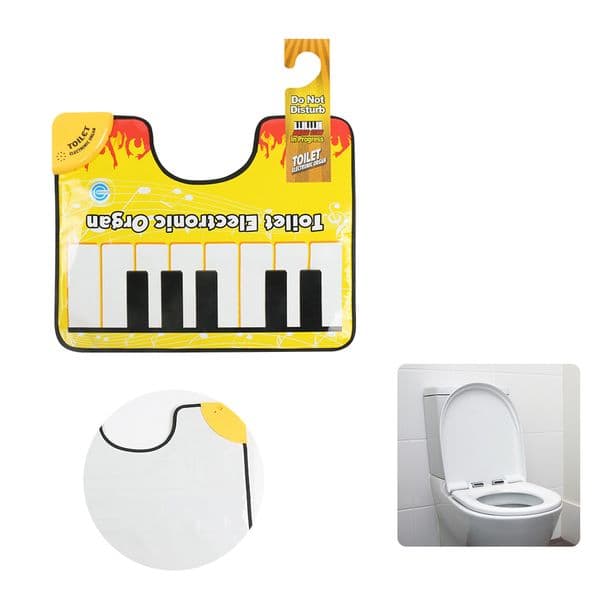 Music Piano Hygienic Blanket Potty Piano Singing Rug Bathroom Funny Toe Music Keyboard Toilet Floor Mat