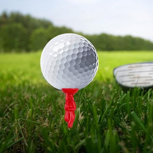 Cute Golf Tees 10PCS Beauty Shape Impact-Resistant Golf Accessories Wear-Resistant Golf Equipment For Greens Lawn Golf Course