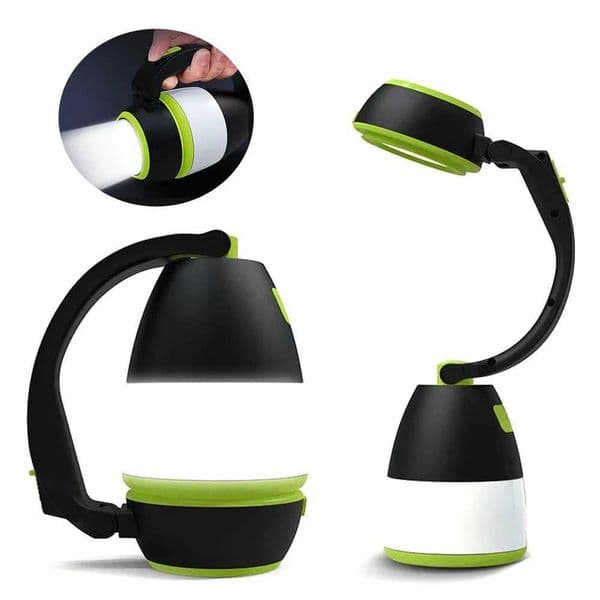 3 In1 Multi-function LED Camping Lights USB Rechargeable Emergency Flashlight Indoor Table Lamp Outdoor Hiking Camping LightsLX241113