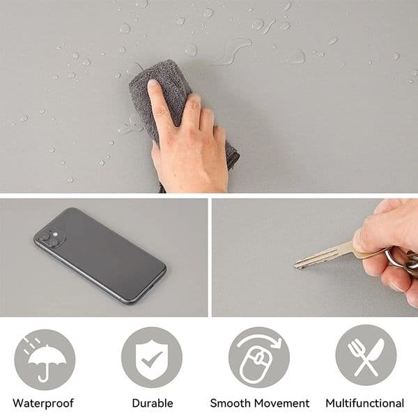 PU Leather Mouse Mat Gamer Big flower Mouse Pad XXL PC Desk Mat keyboard pad Large Computer Mouse Pad Waterproof office carpet