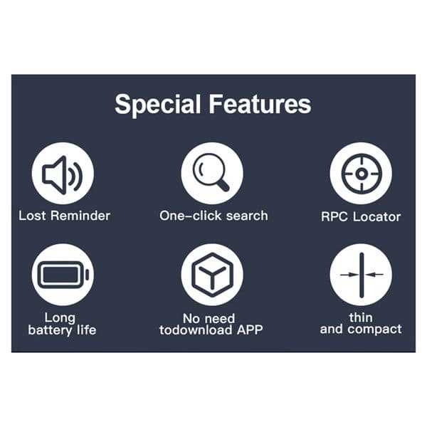 For Apple Card Finder Smart Anti-Lost Device GPS Tracking IPX6 Wallet Tracker Works With IOS Find My(White)